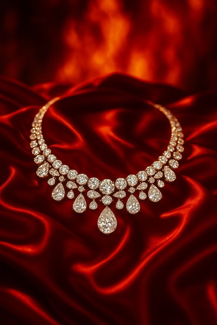 The Ember Collar — diamond necklace